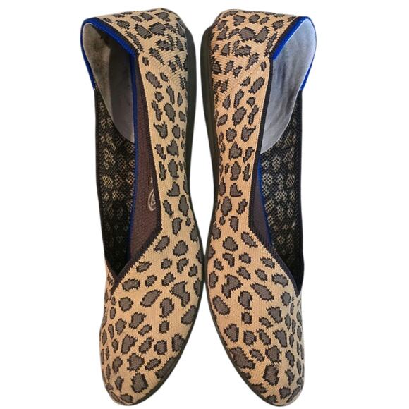 Rothy's Women's Leopard Flats Round Toe, Size 9 - Picture 2 of 8